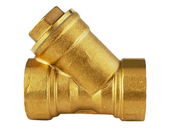 Фильтр косой 3/4" Вн-Вн никель [5641]