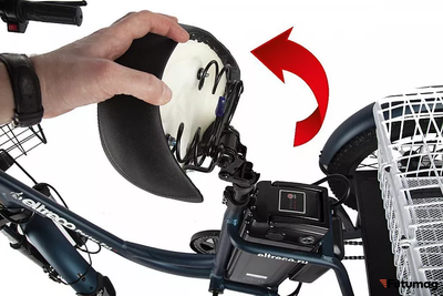 Трицикл Eltreco Porter Fat 500 UP! Темно-синий