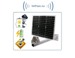 Солнечная панель с аккумуляторами для питания электронных устройств напряжением 12 В и обеспечения автономной работы в уличных условиях