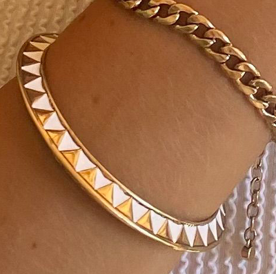 Браслет "Вечеринка в белом" эмаль A&C (Норвегия)