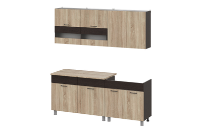 Босфор (2000) Дуб Венге/Дуб Сонома кухонный гарнитур