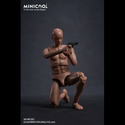 Мужское тело с фиксированной шеей - Коллекционная фигурка 1/12 scale 6-inch action figure male body (MC006) - MINI COOL