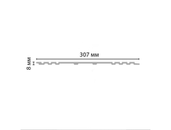 3D стеновая панель DECOMASTER A309/8 (307*8*2900мм)