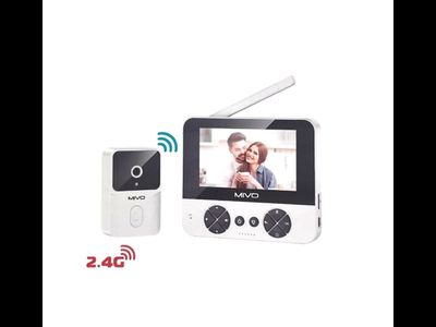 Беспроводной дверной звонок с глазком Mivo ML 343 с записью