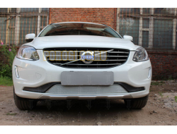 Защита радиатора Volvo XC60 2013-2018 chrome PREMIUM