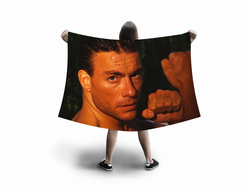 Флаг большой Jean-Claude Van Damme, Жан-Клод Ван Дамм №18