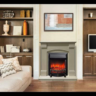 Электрокамин Грация SL с очагом Fobos