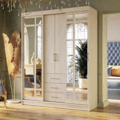 Маэстро Шкаф-купе (1700*2200*600мм), ясень белый