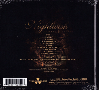 Купить диск Nightwish - Human Nature в интернет-магазине CD и LP "Музыкальный прилавок" в Липецке