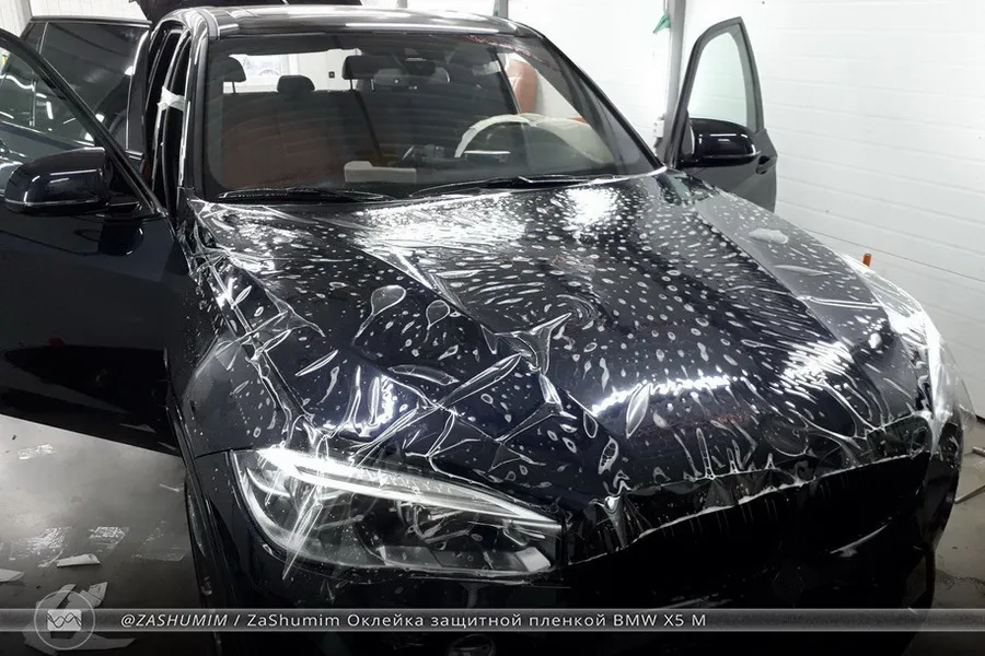 Оклейка защитной пленкой BMW X5 M