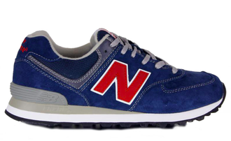 New Balance 574 Dark Blue Red (41-45) Арт. 057М