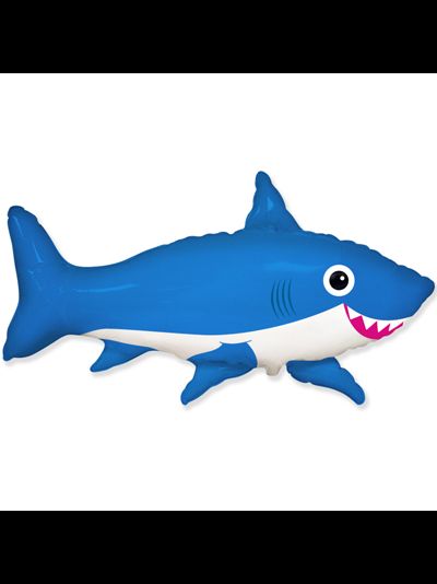 Шар фольгированный с гелием фигура &quot;Акула&quot;
