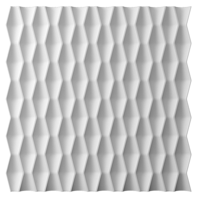 Стеновая панель Bello Deco СП17, 3D, дюрополимер, влагостойкая, под покраску, 50х50х1,5 см