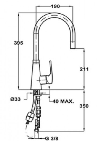 Смеситель Teka VTK 938 249380210