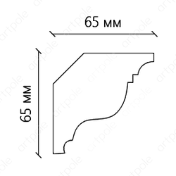 Карниз гладкий SKT35