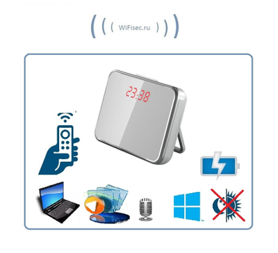 Видеорегистратор (информатор времени, месяц, + число и температуры) с DVR (Lite)