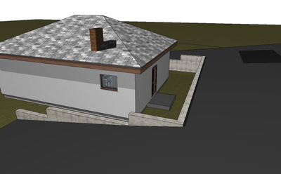 Одноэтажный дом с тремя спальнями 78м² (S14)