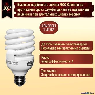 NBB Bohemia GFL-S 40w 827 E27