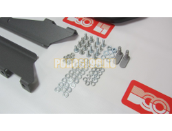 Пороги подножки "Classik Silver" 1450 мм для Chevrolet NIVA 2002-