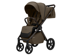 Коляска прогулочная Sweet Baby Elegante D, Dark Beige (Темный беж) рама коричневая