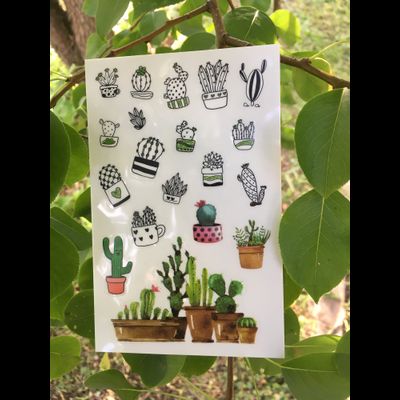 Наклейки &quot;Кактусы&quot;