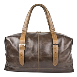 Кожаная дорожная сумка Campora Premium dark brown (арт. 
4019-52)