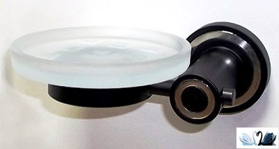 Мыльница Wildbad X5 A115020101, настенная черного цвета