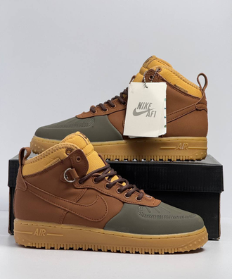 Nike Air Force 1 Duckboot Multicolor с мехом