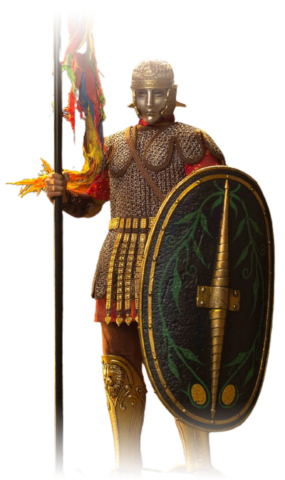 Знаменосец римской ауксилии - КОЛЛЕКЦИОННАЯ ФИГУРКА 1/6 Empire Series-Dragon Banner Bearer (HH18044) - HHMODEL x HAOYUTOYS