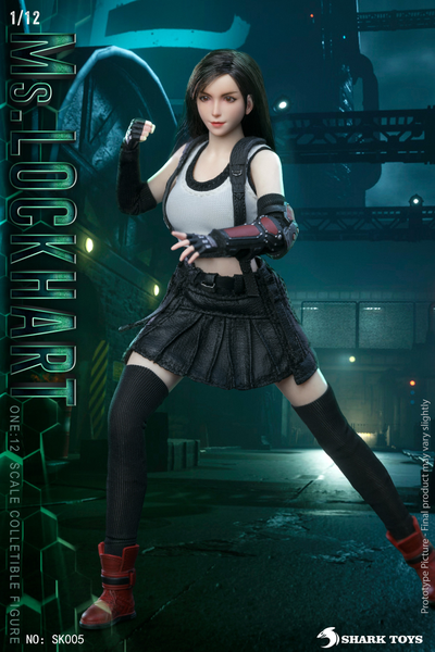 Тифа Локхарт (Final Fantasy VII Remake) - КОЛЛЕКЦИОННАЯ ФИГУРКА 1/12 Fantasy Female Warrior (SK005) - SHARKTOYS