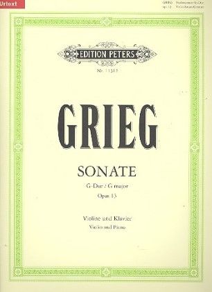 Grieg. Sonate G-dur op.13 für Violine und Klavier