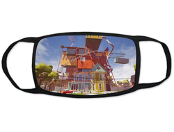 Тканевая защитная маска на лицо Привет Сосед/ Hello Neighbor №1