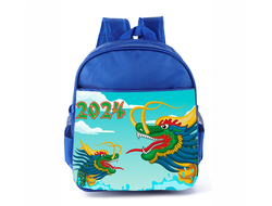 Рюкзак синий год Дракона №5