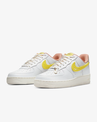 Nike air force one yellow tick sales