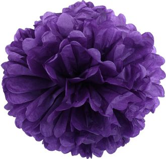 Помпон 30 см Фиолетовый