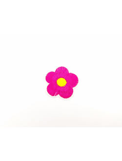 Термоаппликация цветок,  розовый