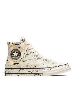 бежевые высокие кеды Converse 70