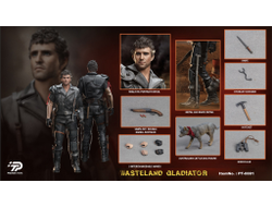 ПОМЯТ УГОЛОК - Безумный Макс, Макс Рокатански (Мел Гибсон, "Mad Max") - КОЛЛЕКЦИОННАЯ ФИГУРКА 1/6 Wasteland Gladiator (PT0001) - Premier Toys