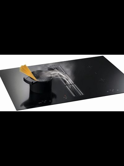 Индукционная варочная панель с вытяжкой Kuppersbusch KMI 8500.0 SR Hot Chili