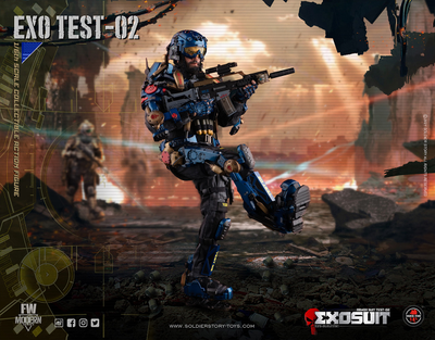 Боец в экзоскелете 2.0 - КОЛЛЕКЦИОННАЯ ФИГУРКА 1/6 scale EXO-SKELETON ARMOR SUIT TEST-02 (SS125) - SOLDIER STORY