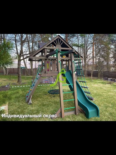 Детская площадка IgraGrad Крепость Фани с рукоходом (Дерево)