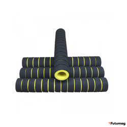 Ручки для турника (грипсы) черно-желтые, 4шт