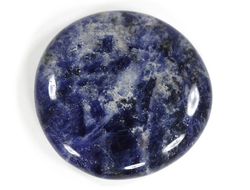 Содалит, полировка плоская, Бразилия (42*41*8 мм, 27 г) №35573