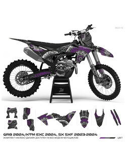 KTM EXC 2024 SX SXF 2024 2024 наклейки купить графика мотоцикл мотопленка заказать