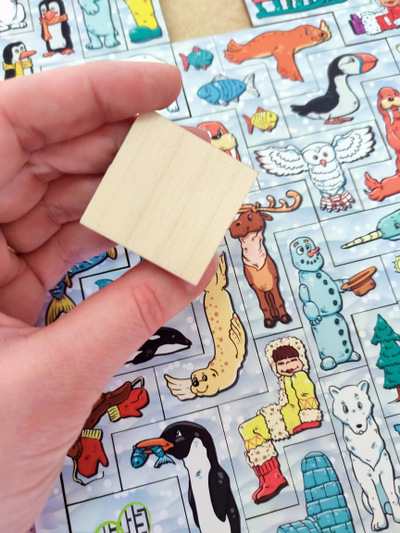 Головоломка тетрис "Зима"