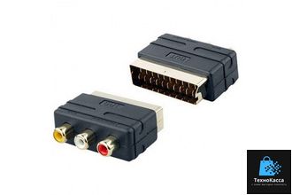 Адаптер SCART OUT to 3 RCA (без переключателя)