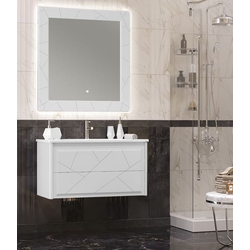 Мебель для ванной Opadiris Луиджи 100 белый матовый