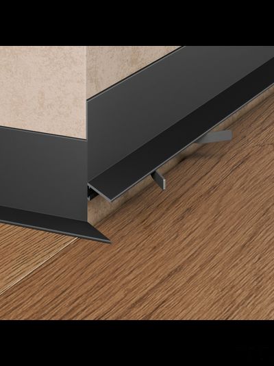 Щелевой плинтус Pro Design Mini L 601 Черный Муар