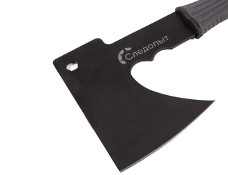 Топор туристический СЛЕДОПЫТ, 240x130x85 мм, 350 г, с обрезиненной ручкой, в чехле