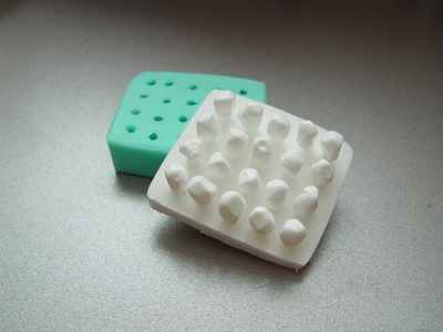 Силиконовый молд "Зерна граната"